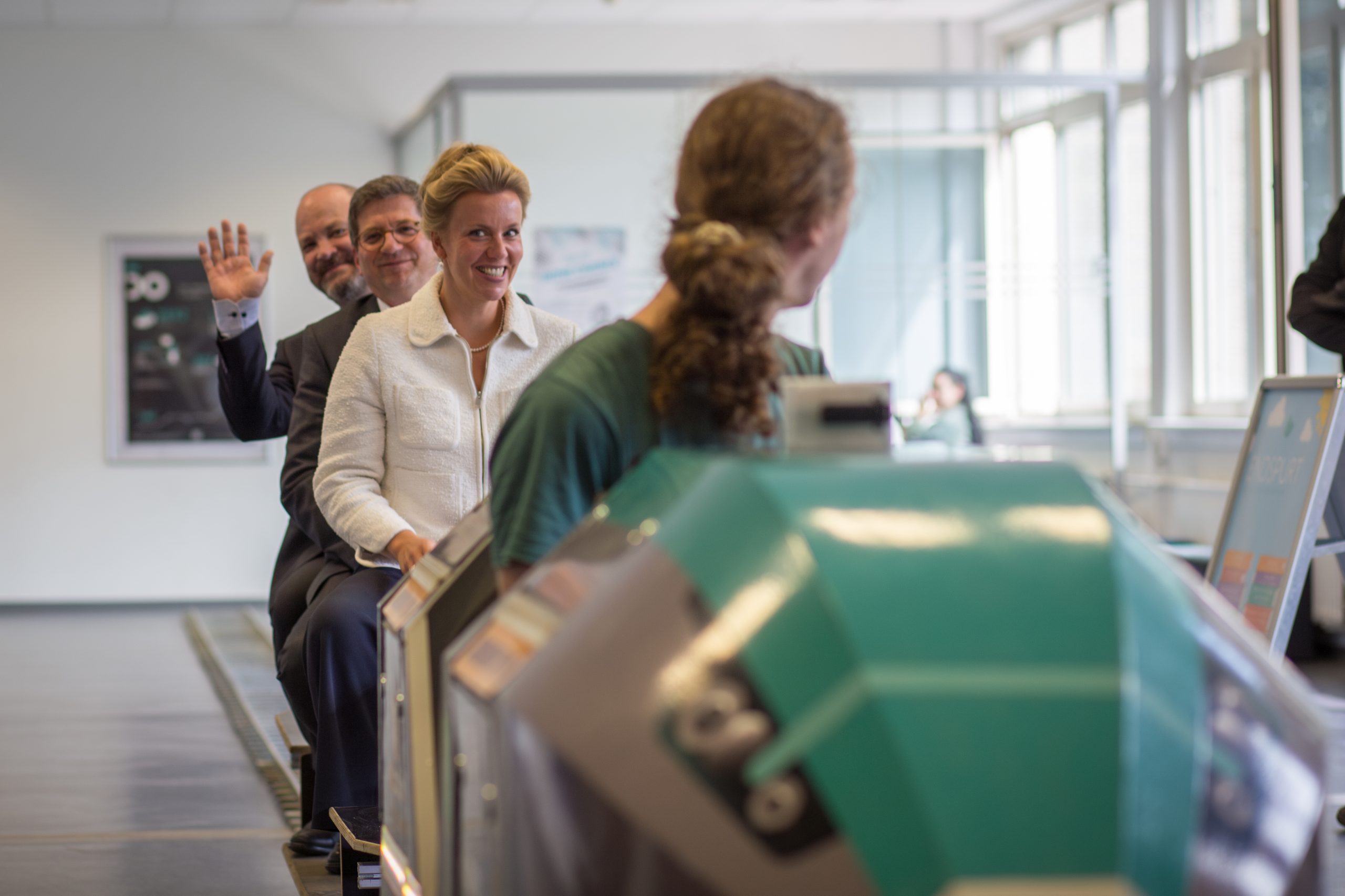 Carla at the NRW Infrastructure Visit to FH Aachen